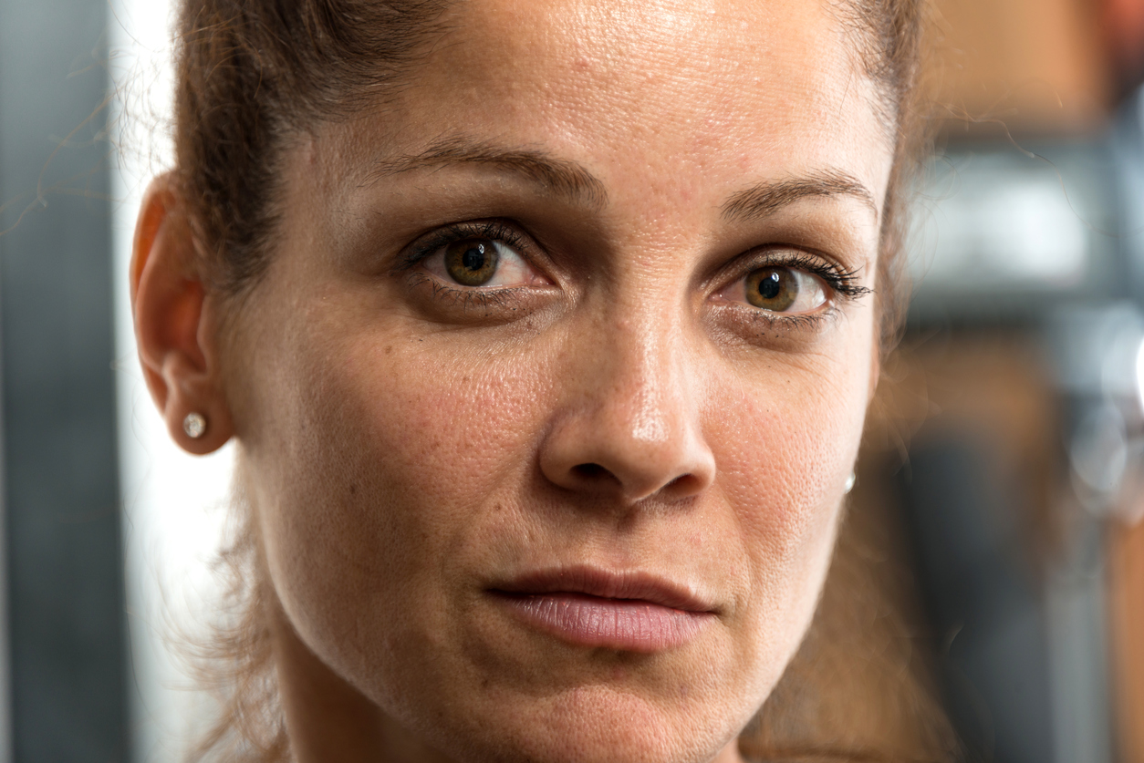 Hispanic mature woman (no make up)
